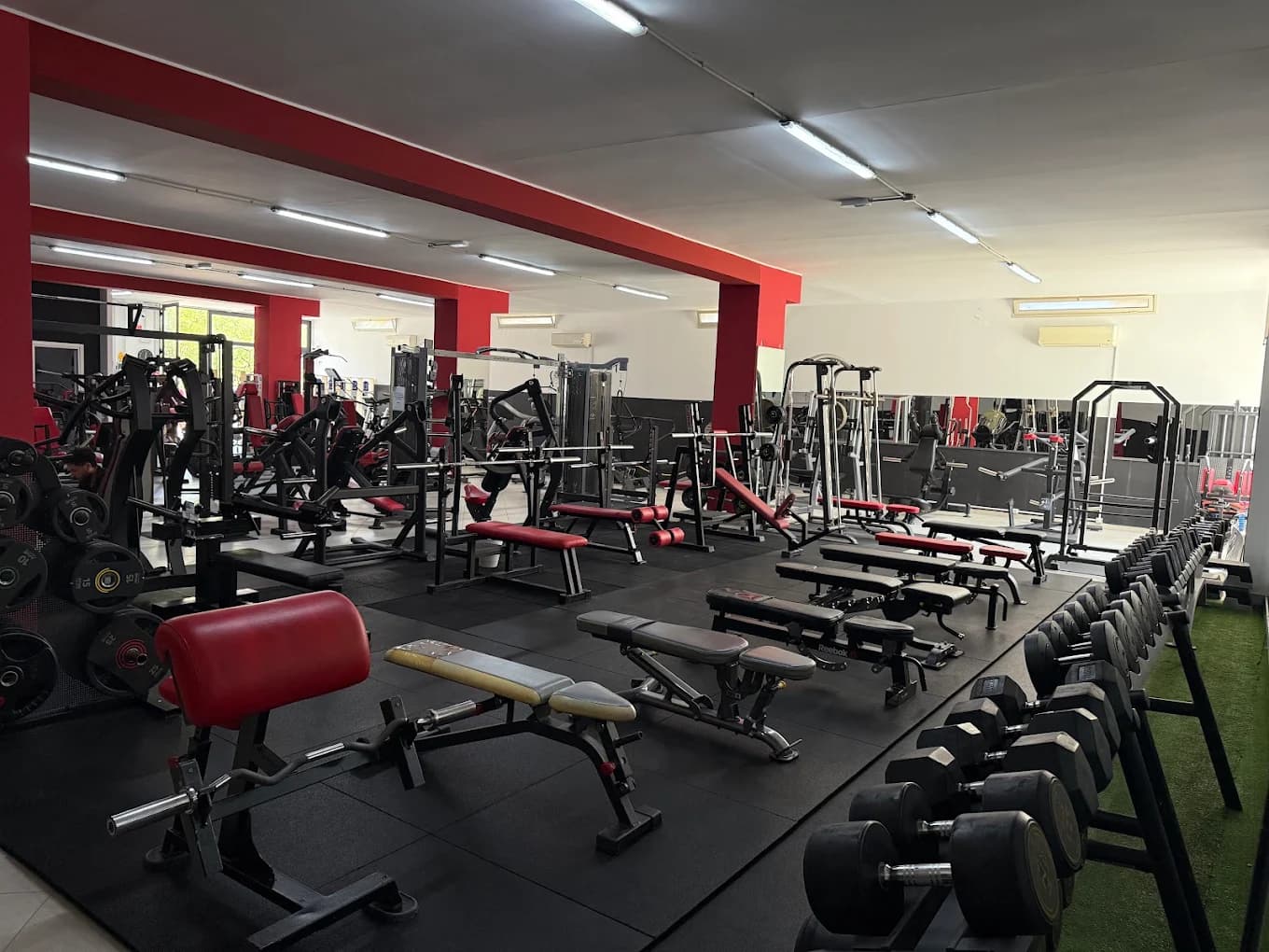 La sala pesi di Evolution Gym